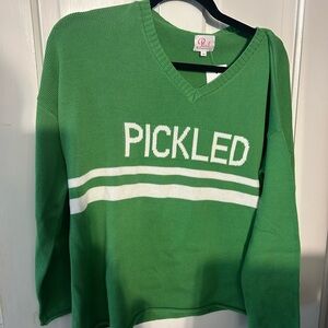 Green Pickled Sweater pink pineapple brand